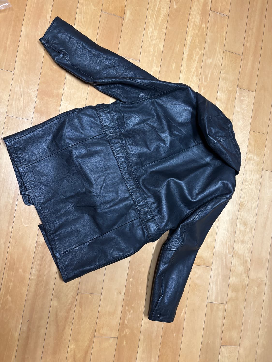 소가죽 후드 자켓 상품이미지2