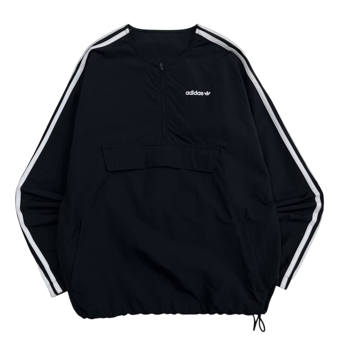아디다스 포켓 화이트라인 블랙 아노락 S 상품이미지3