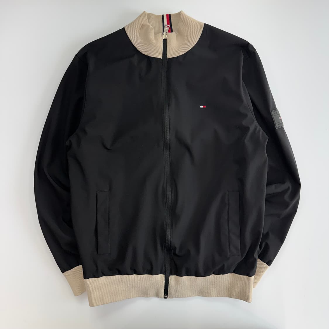 Tommy Hilfiger 타미힐피거 베이지 니트 리버시블 집업 상품이미지5