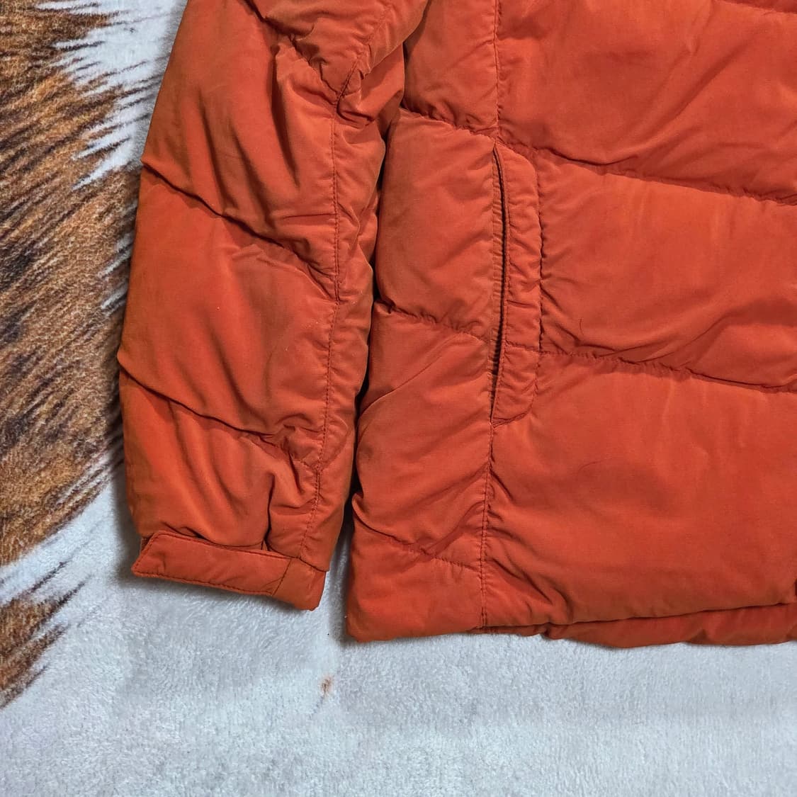 MLB 엠엘비 뉴욕 양키스 덕다운 오렌지 패딩 상품이미지4