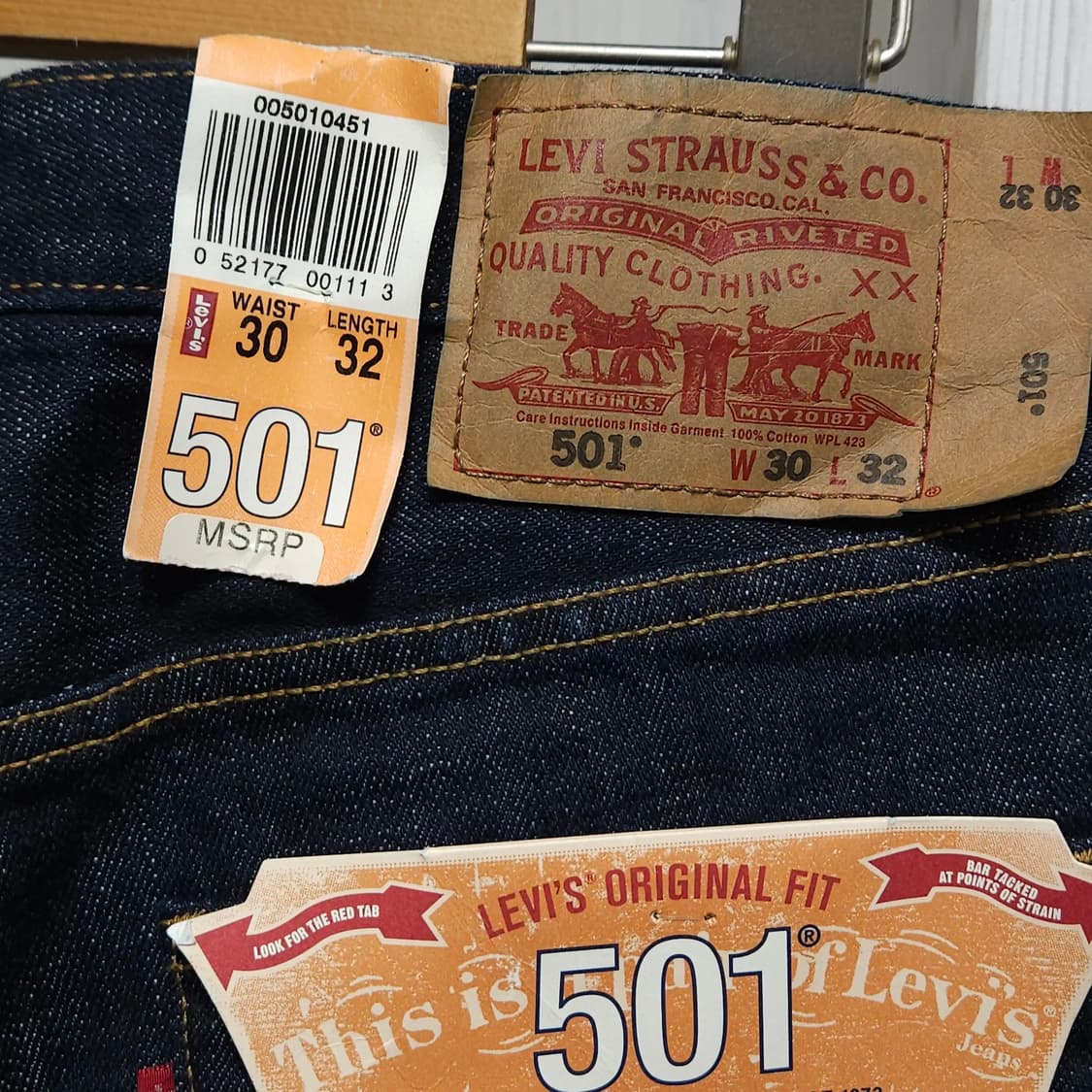 30)LEVIS 리바이스501 스트레이트 데님 팬츠 청바지 상품이미지4