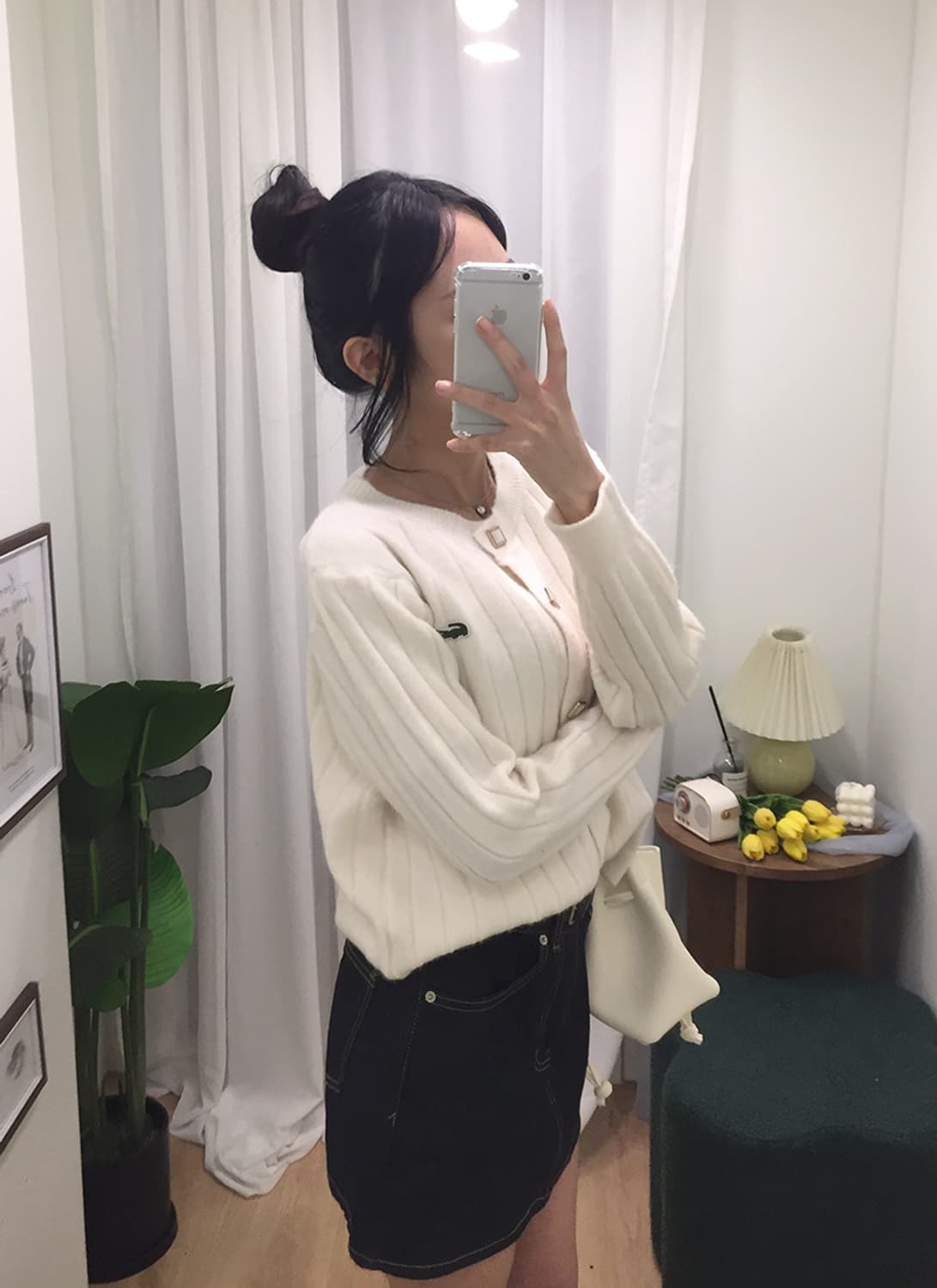 여성 라코스테 니트 가디건 95 상품이미지2