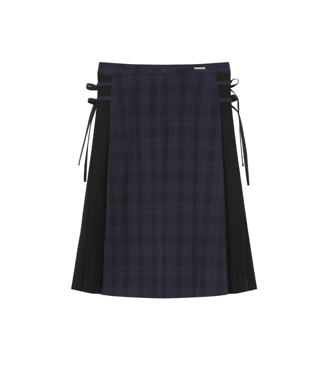 미세키서울 Side bow pleats midi skirt CHECK 상품이미지1