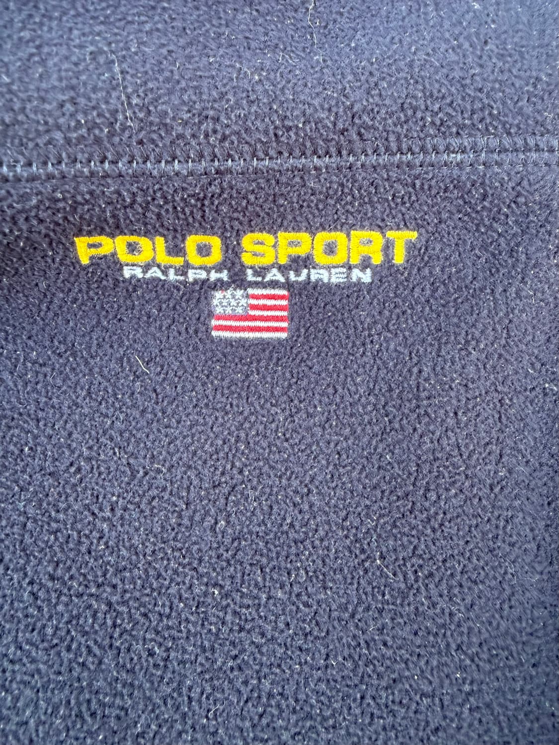 90s Made in usa 폴로 스포츠 폴라텍 플리스 반집업 POLO 상품이미지4