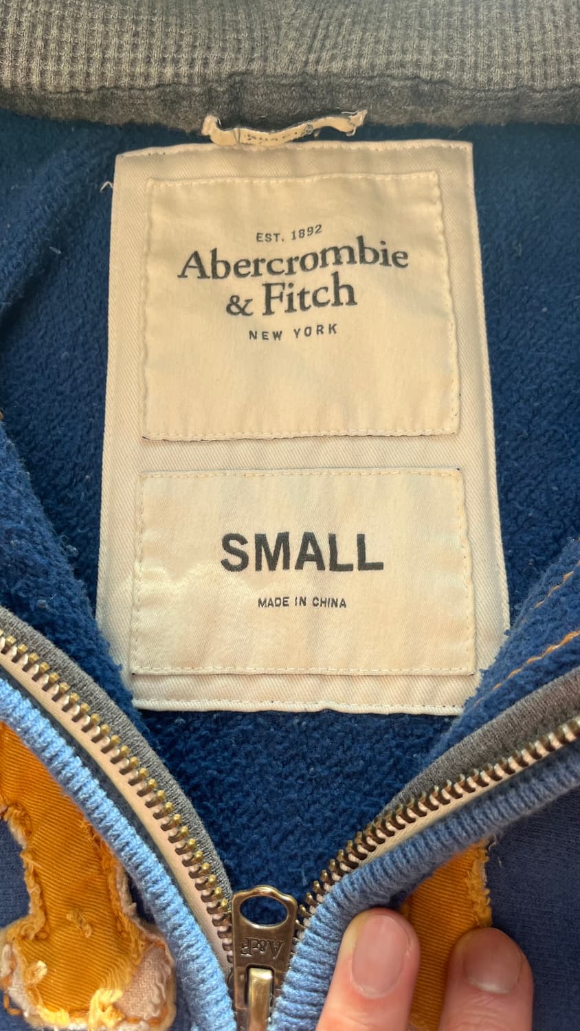 아베크롬비 후드집업 y2k 블루s  남녀공용 상품이미지5