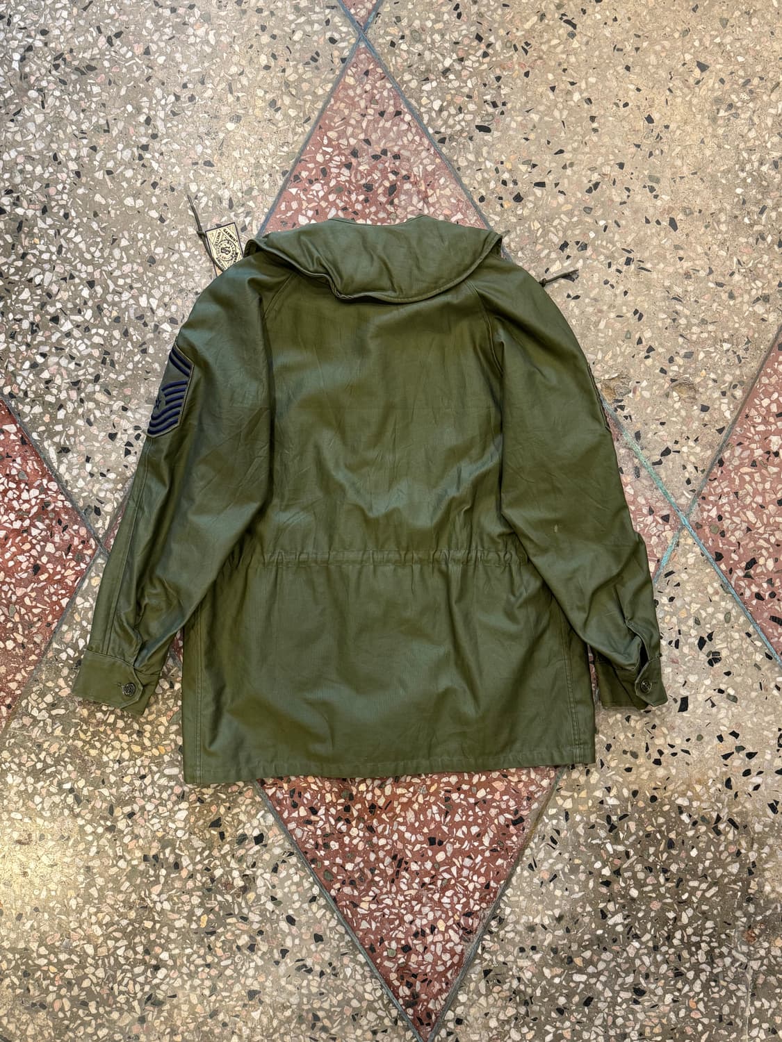 오리지널 미공군 OG-107 사틴 필드자켓 (M) 상품이미지4