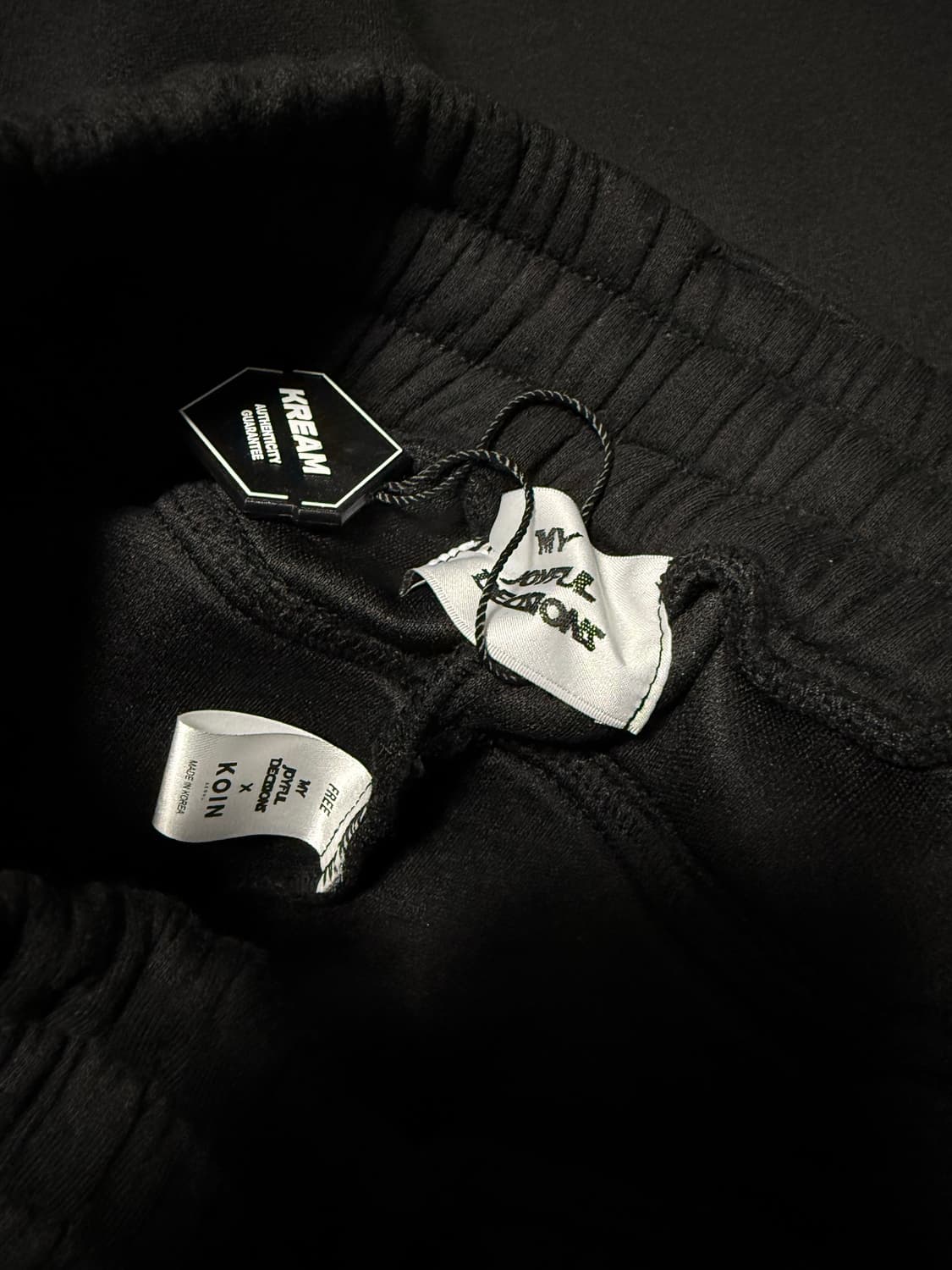 MJD X Koin Seoul 와이드 카고스웻팬츠 블랙 상품이미지3