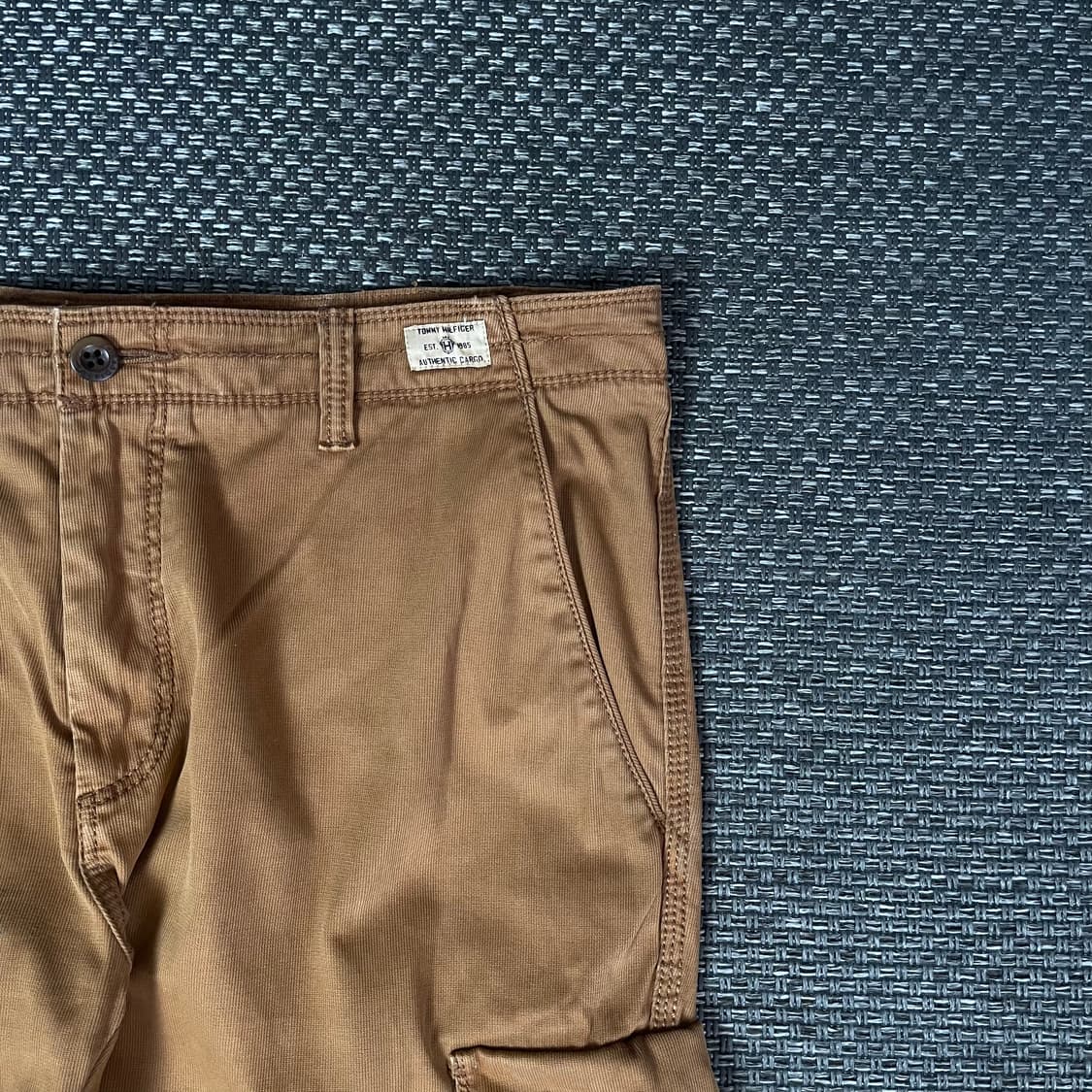 (38) 타미힐피거 투포켓 브라운 스트레이트핏 코튼팬츠 상품이미지3