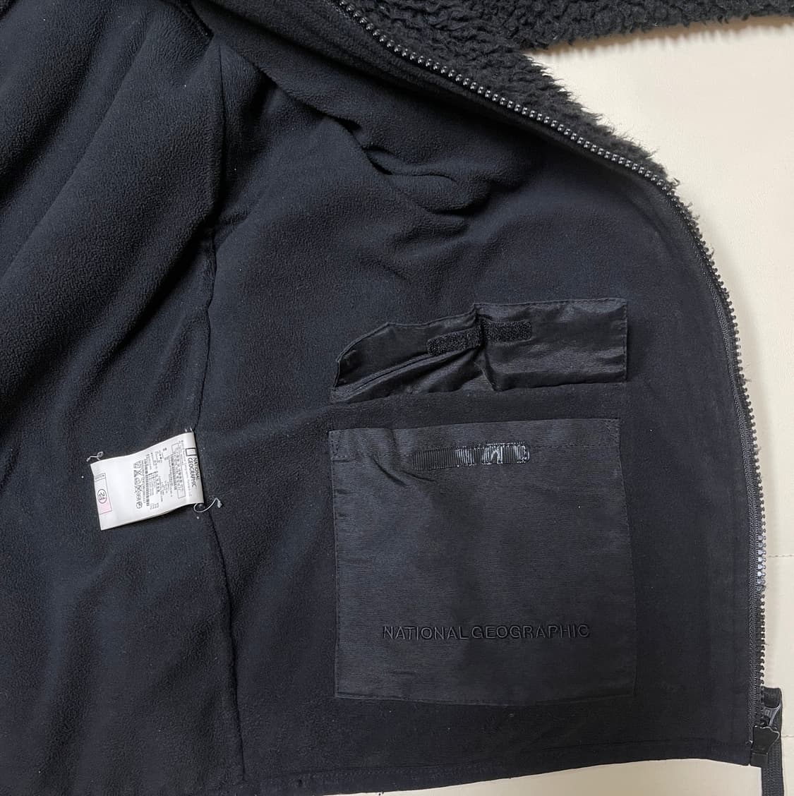 내셔널지오그래픽 뽀글이 후드 플리스 L 상품이미지5