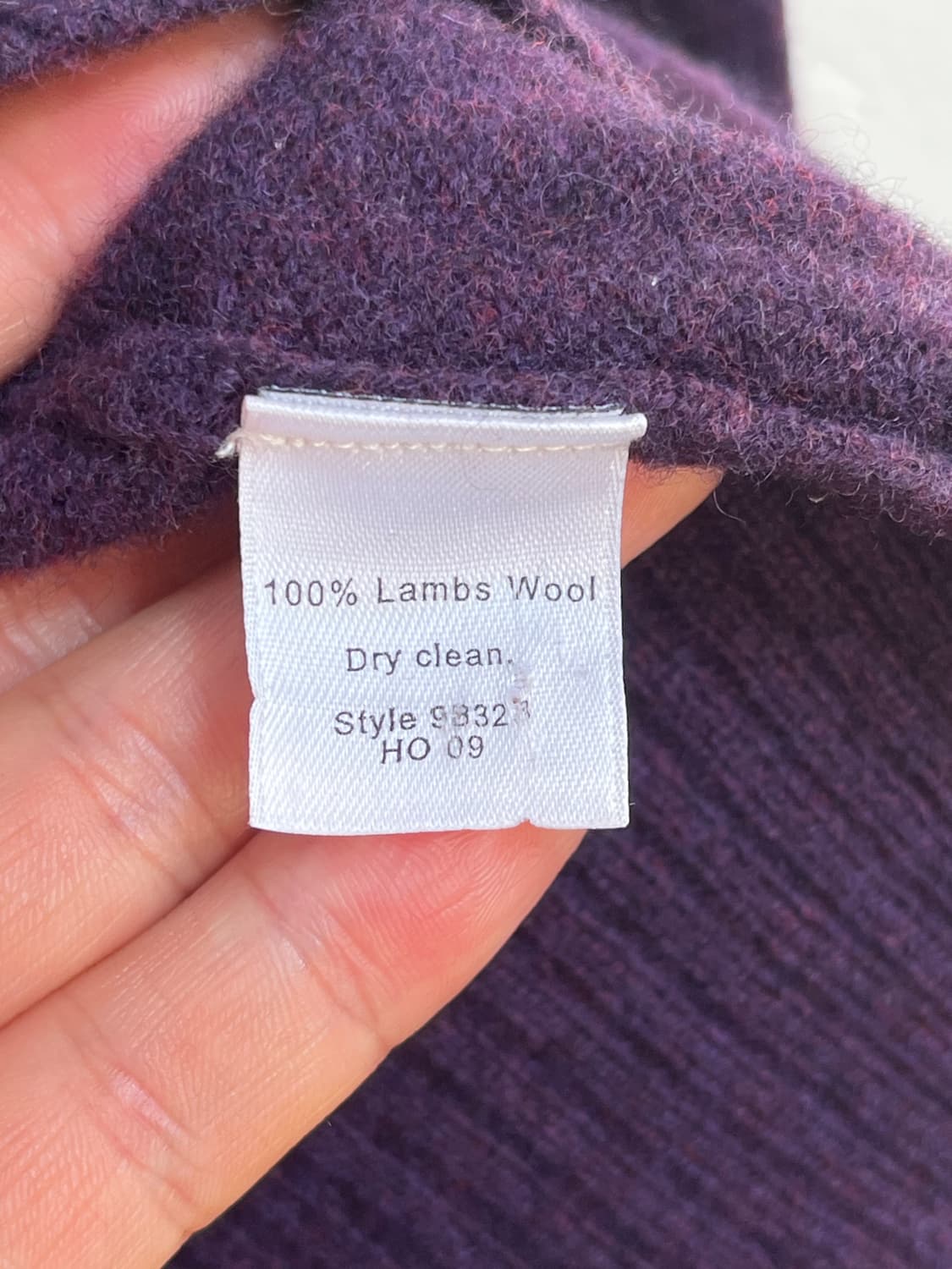J.Crew 바이올렛 램스 울 니트 L 상품이미지5