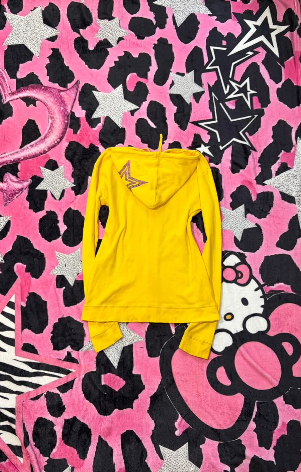 Lolita yello Glitter hoodie zip up 상품이미지2