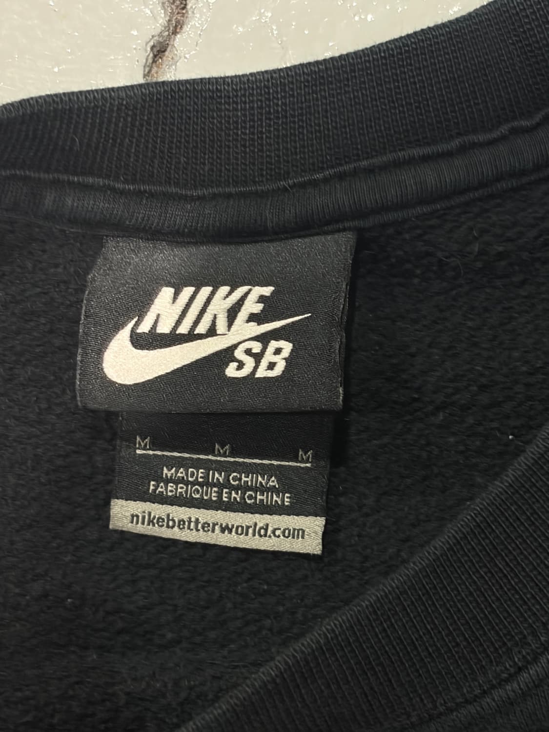 나이키SB(NikeSB) 시에라 브라보 빈티지 블랙 스웻셔츠 상품이미지3