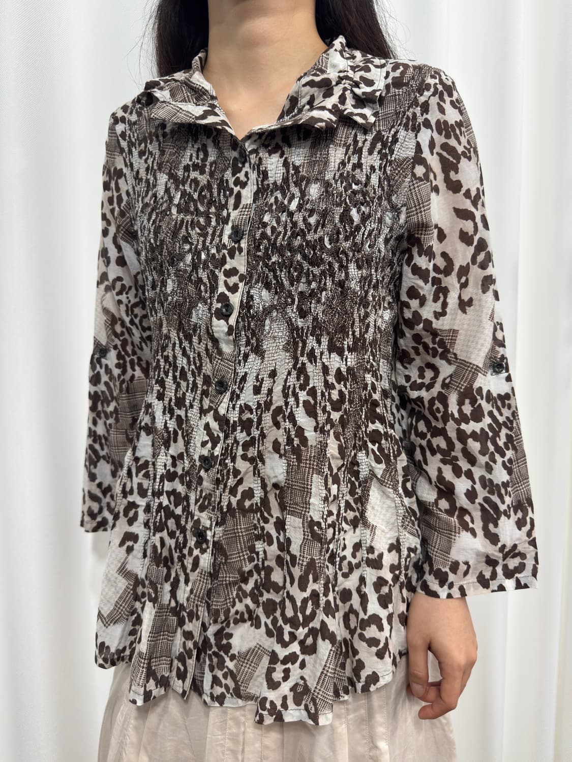 leopard design shirt 상품이미지2