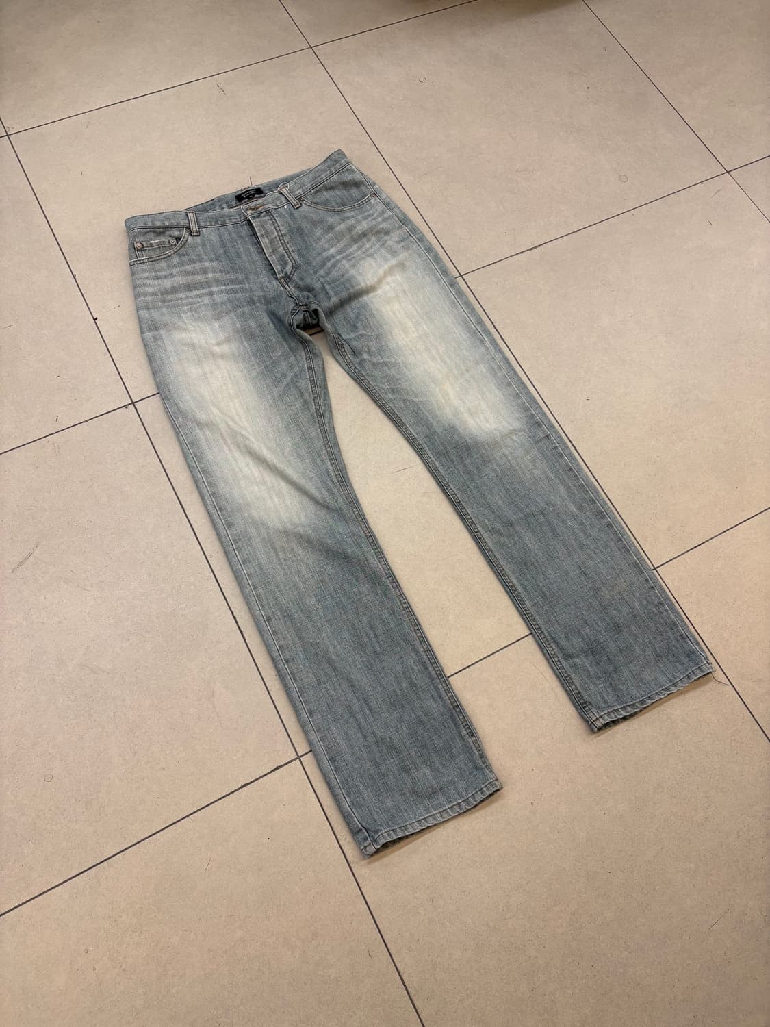 버버리 블랙라벨 워싱 데님팬츠 상품이미지4