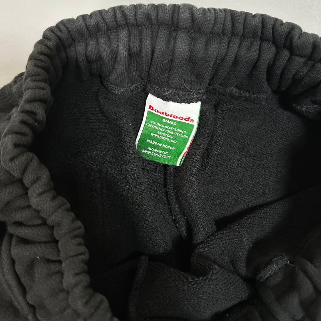 배드블러드 오버핏 조거팬츠 블랙 S [020906] 상품이미지4