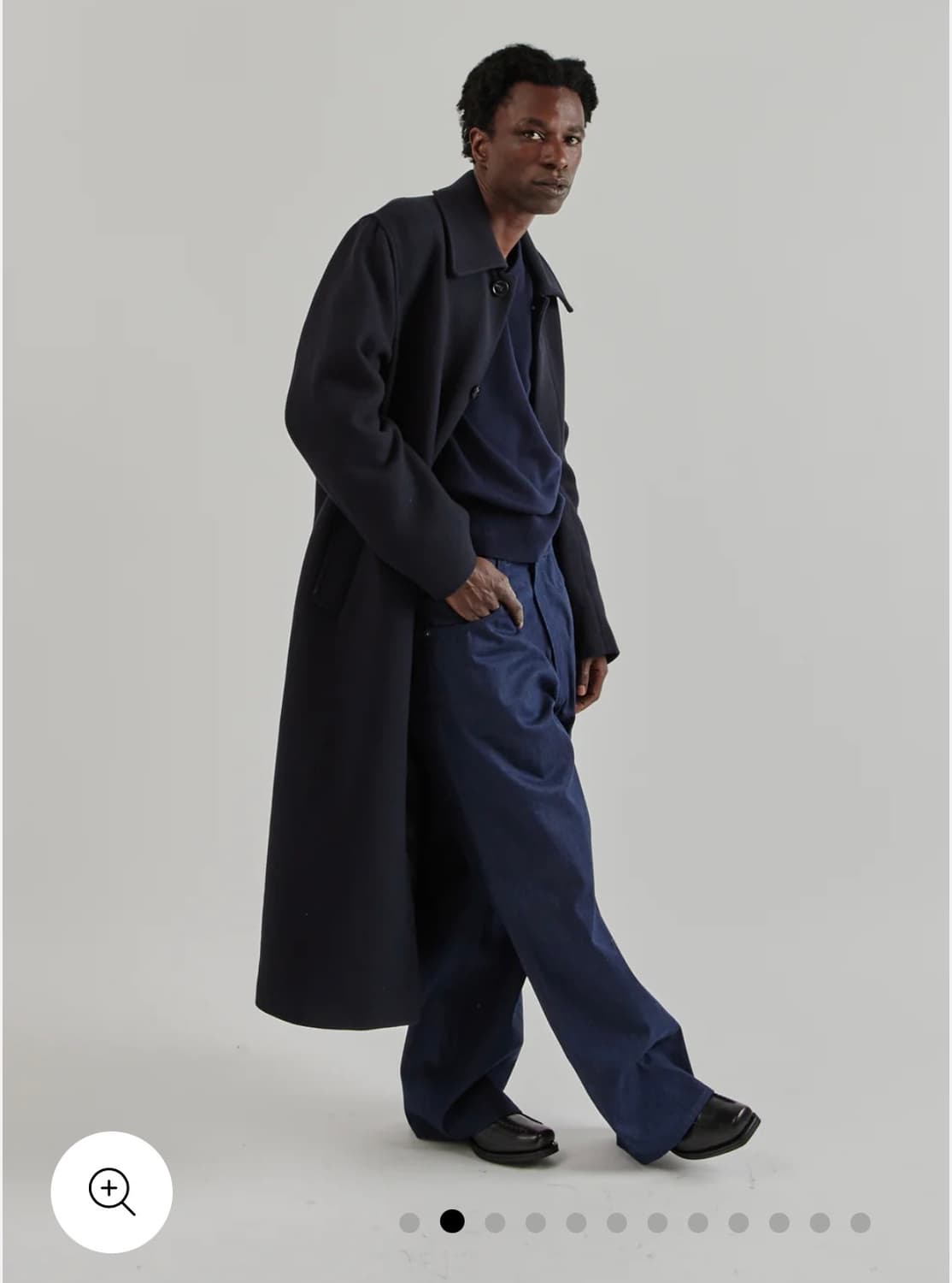 선플라워 윈터코트 네이비 50  상품이미지2