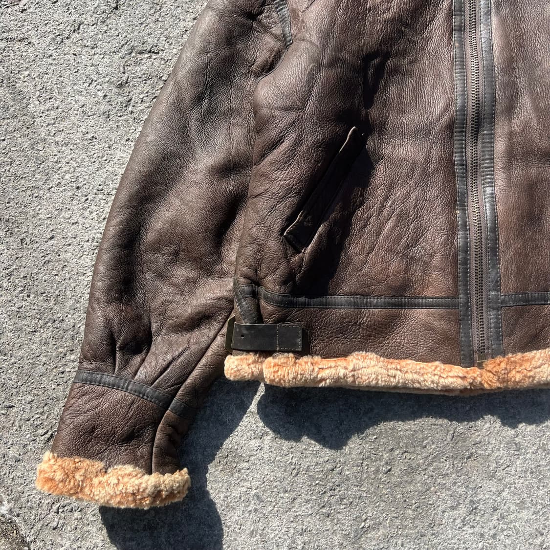 빈티지 B-3 무톤 자켓 상품이미지4