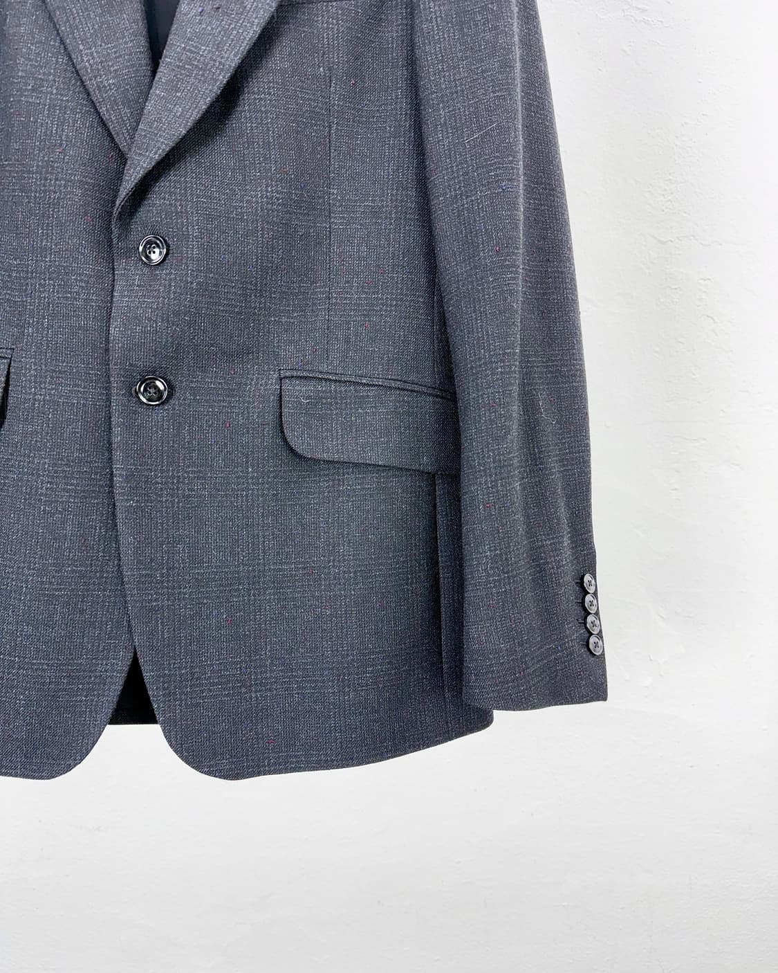 드리스반노튼 블랙 부클레 싱글 브레스티드 블레이저 자켓 상품이미지5