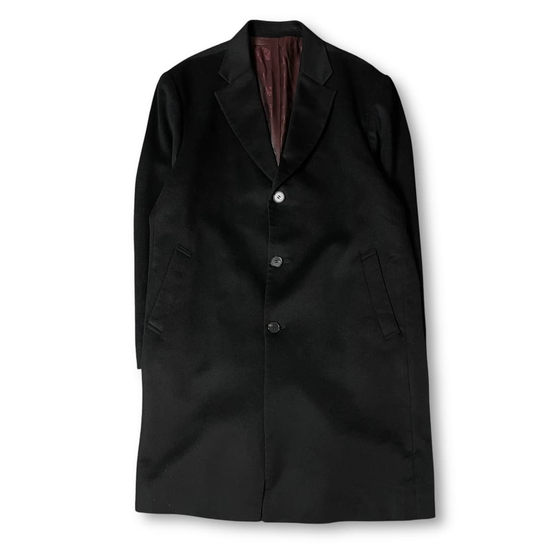 지오바니 블랙 싱글 코트 상품이미지1
