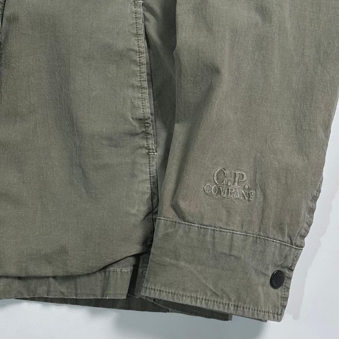 Cp컴퍼니 카키 페이딩 투포켓 자켓 상품이미지4