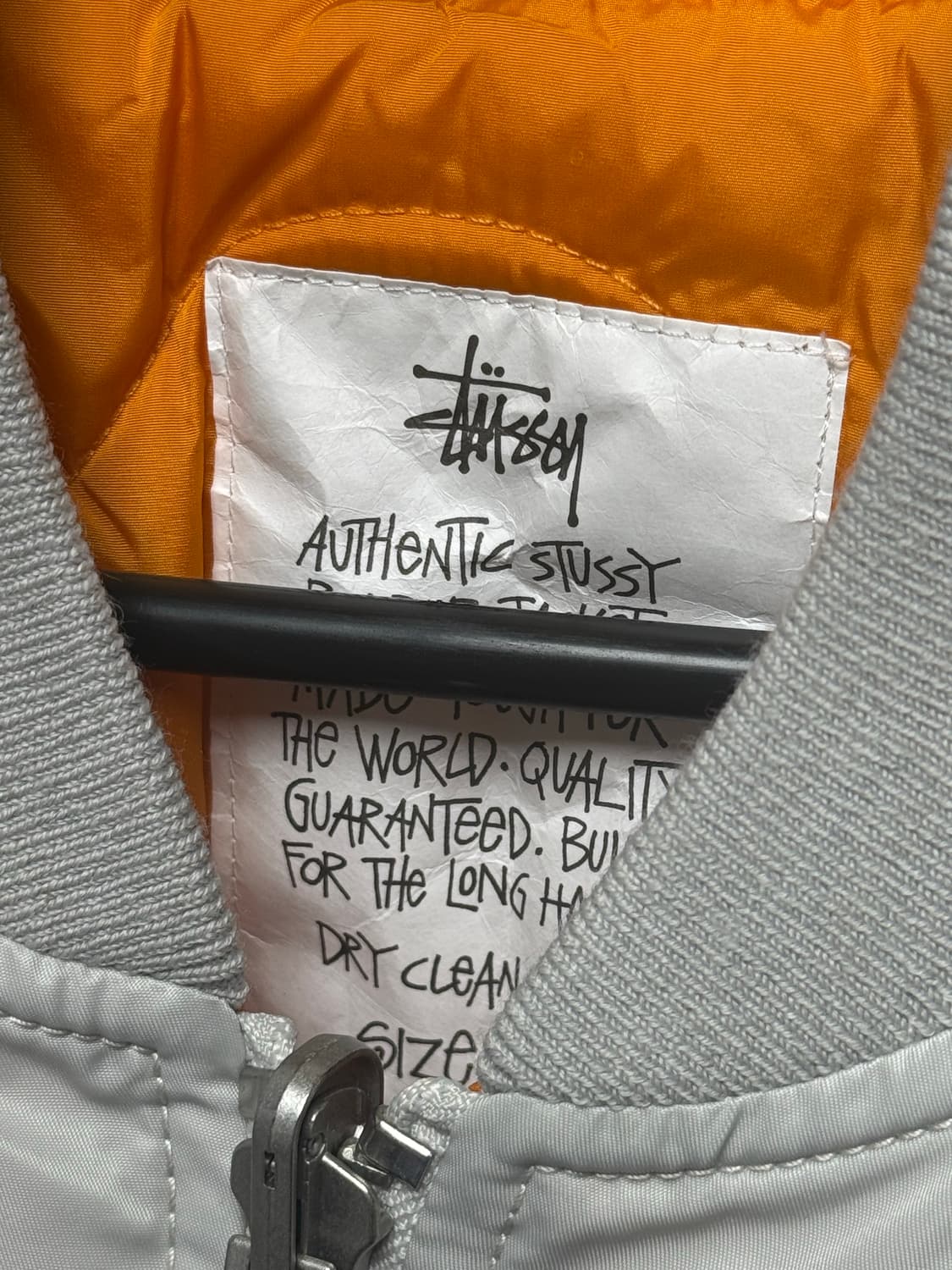 [L] 스투시 빌트 리버시블 봄버 그레이 상품이미지3