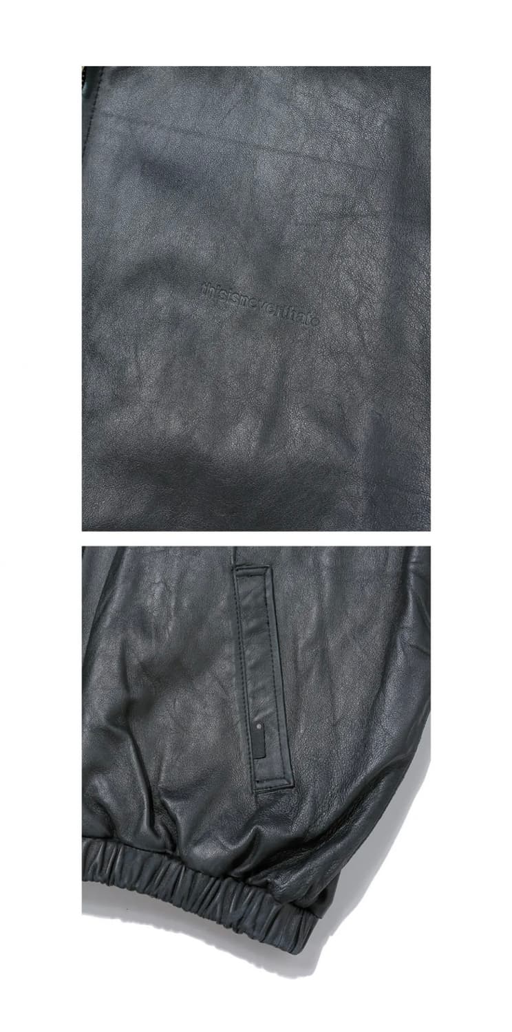 18FW 디스이즈네버댓 레더 모터사이클 자켓 상품이미지4