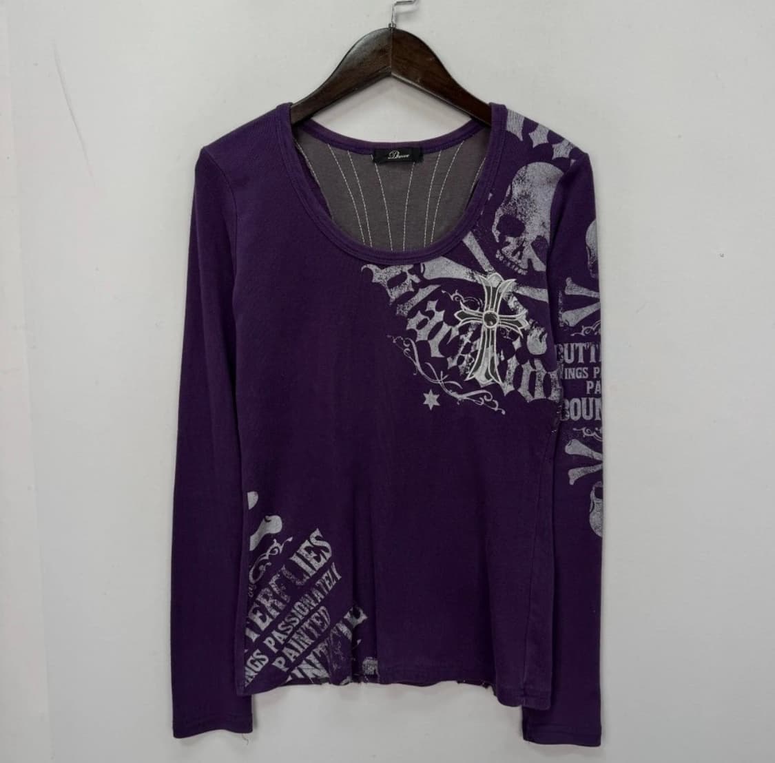 DURER vintage 펑크 고딕 그래픽 슬리브  상품이미지2