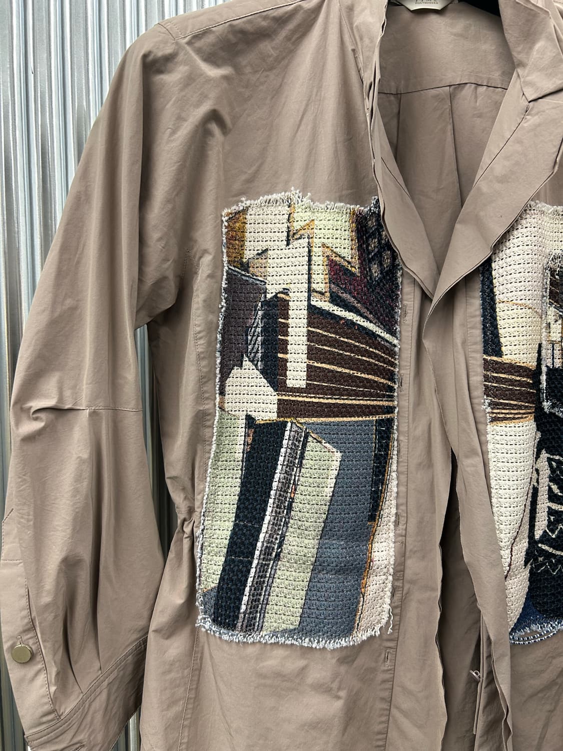 TIME 포스트모던 패치워크 여성 자켓 상품이미지4