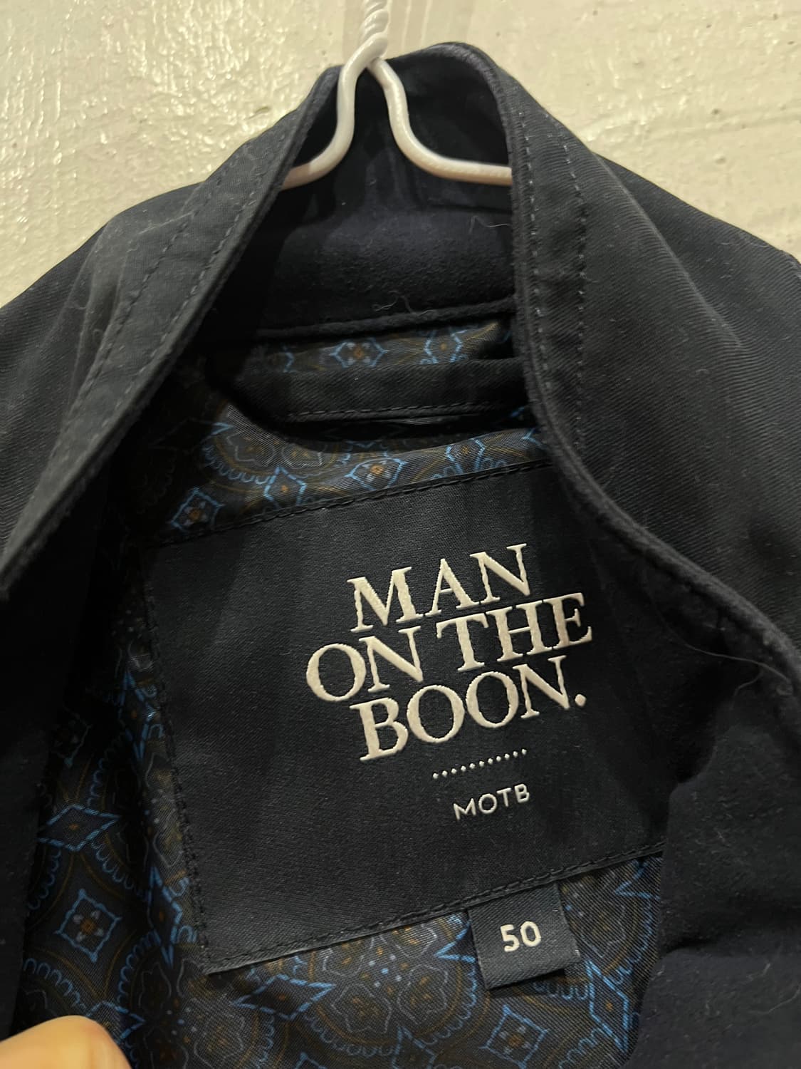 맨온더분 사파리 자켓 네이비 50 상품이미지5