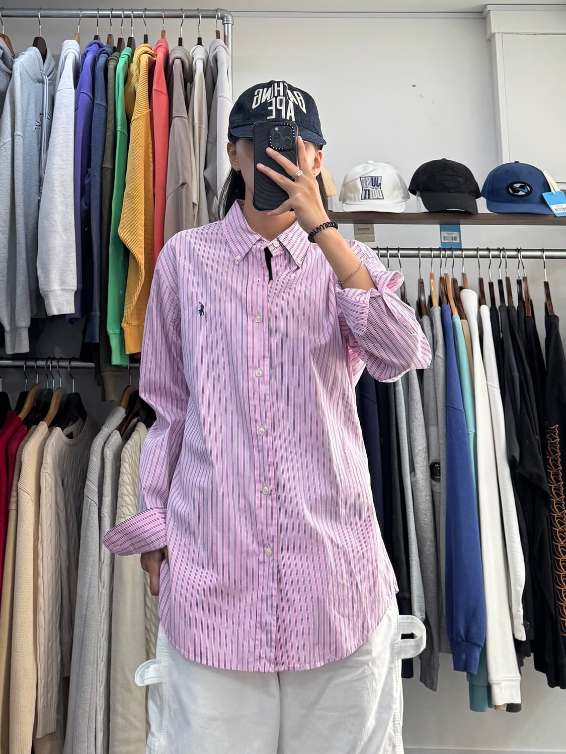 폴로 랄프로렌 스트라이프 셔츠  상품이미지7