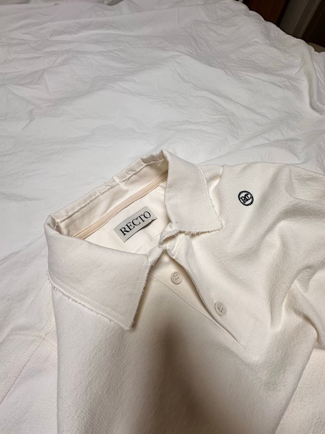 렉토 COMO SINGLE COTTON OFF WHITE 긴팔 L 상품이미지6