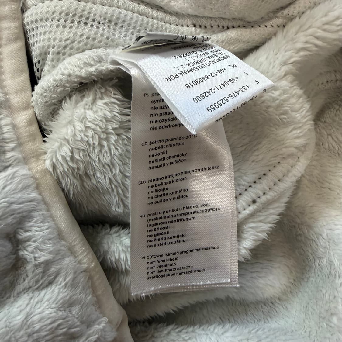 살레와 (W) 페이즐리 패턴 후드 플리스 트레킹 재킷 상품이미지4