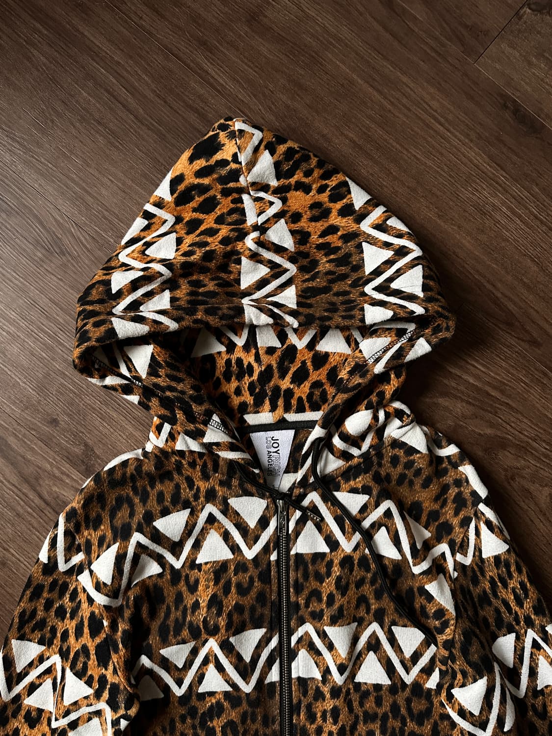 Joyrich 레오파드 & 지그재그 후드집업 상품이미지10