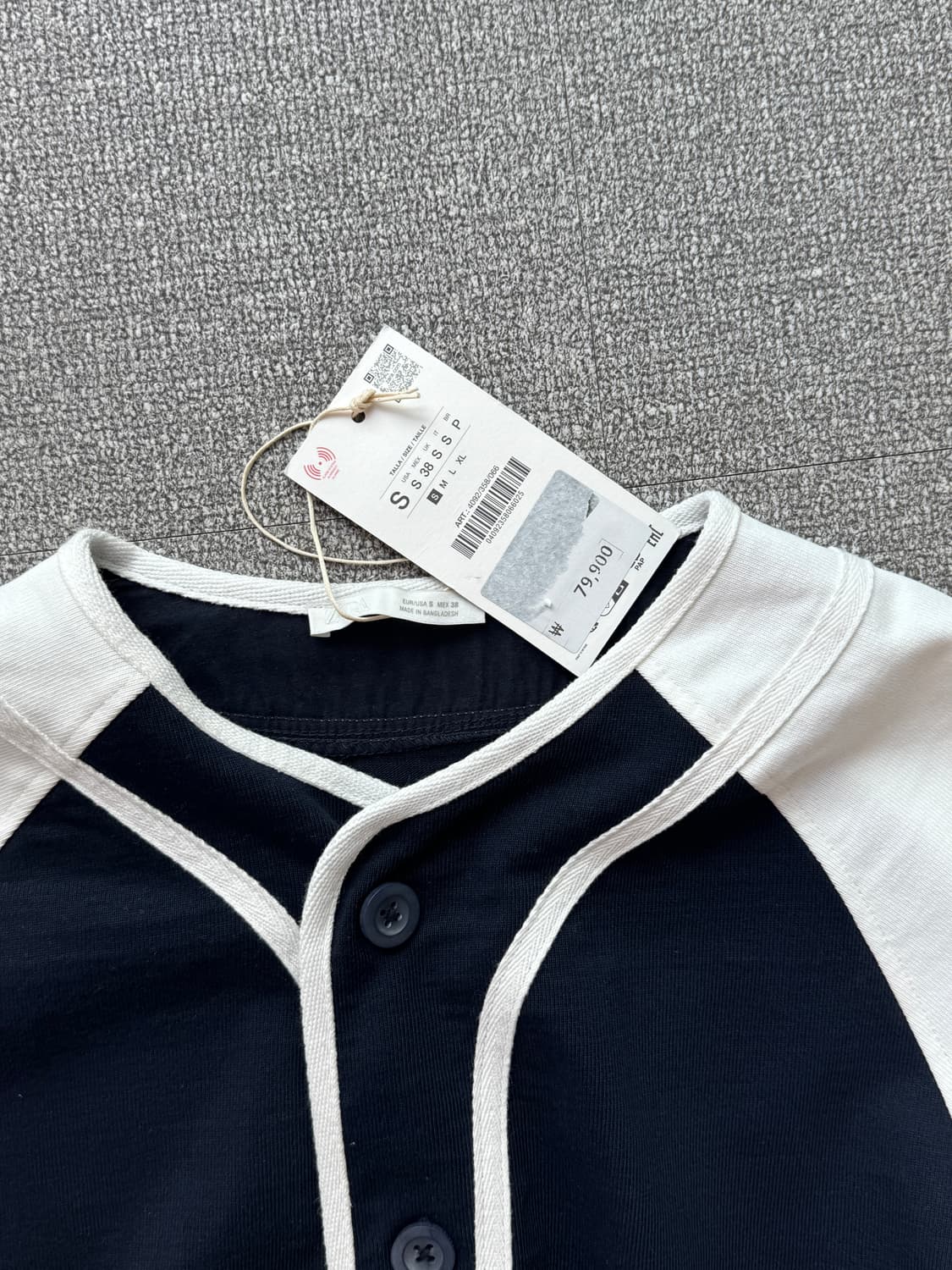 자라 베이스볼 셔츠 S 상품이미지3