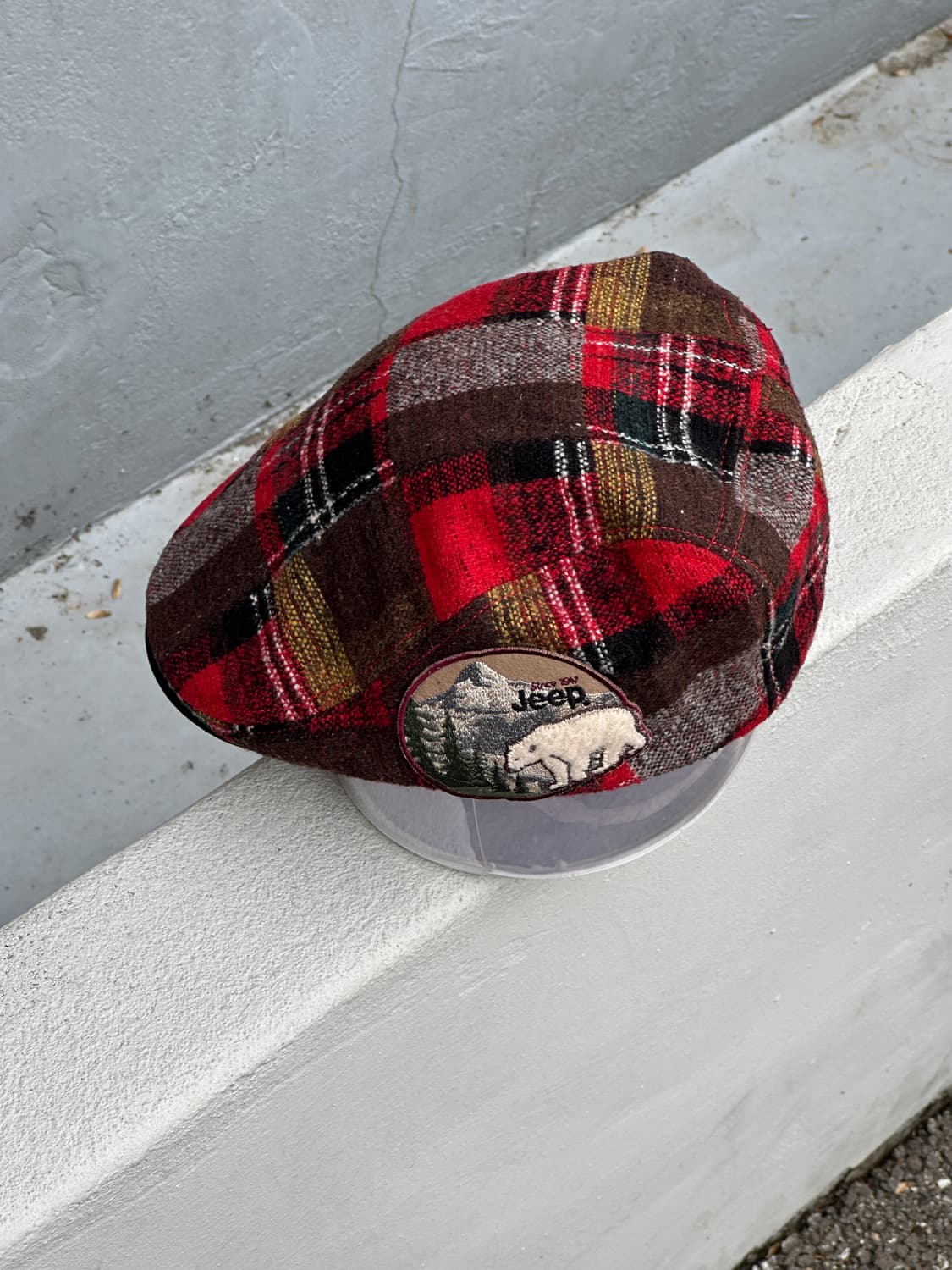 [F] 지프 체크 헌팅캡 모자 상품이미지3