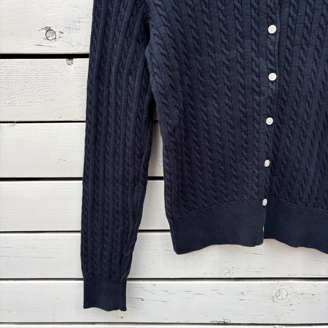 Polo 폴로 케이블 꽈배기 니트 가디건 상품이미지4