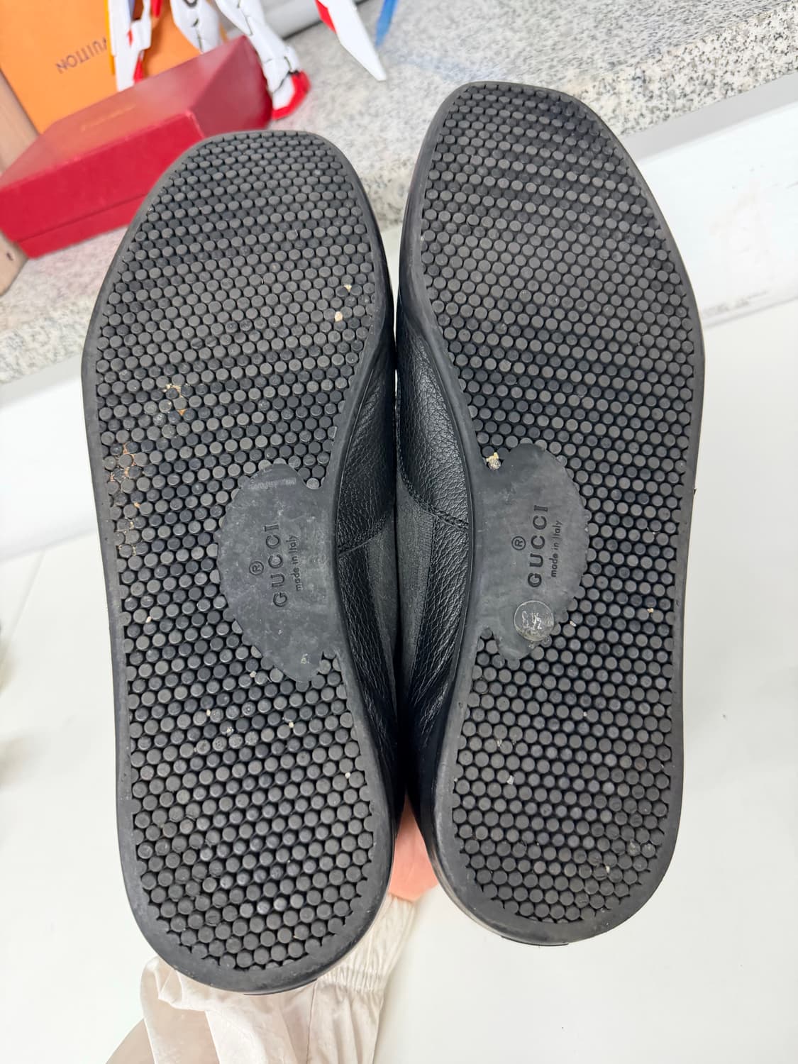 정품) 구찌 마몬트 GG로고 남성 스니커즈 새제품급 8.5 상품이미지10