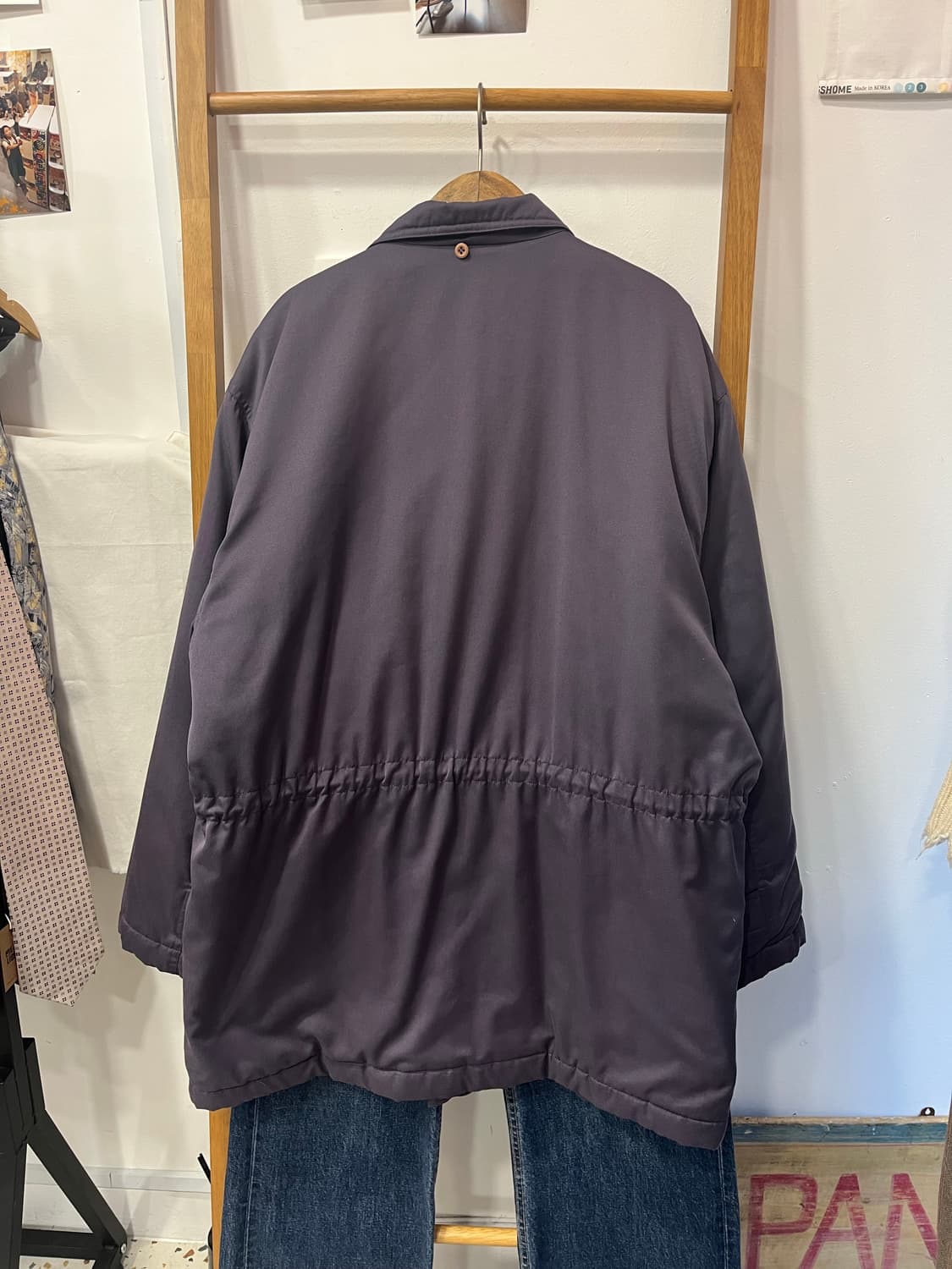 [L] COOL JOE 클래식 빈티지 사파리 자켓 (다크 퍼플) 상품이미지3