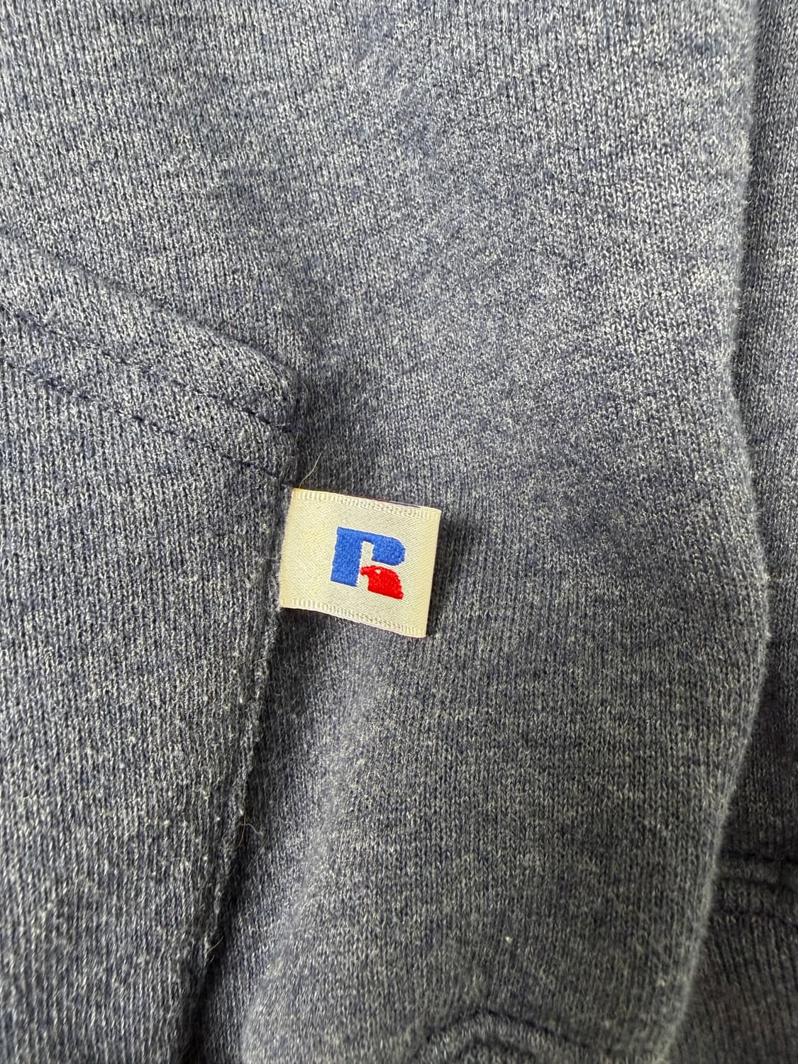 90s Russell Zip Up Hoodie (charcoal blue 상품이미지5