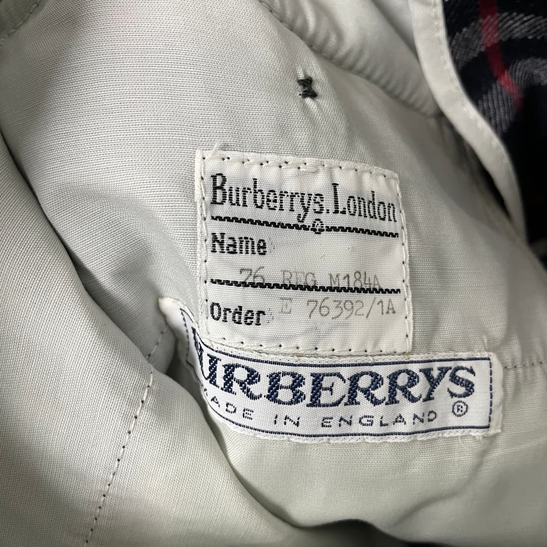 버버리 노바 체크 팬츠 네이비 76(W) 상품이미지5