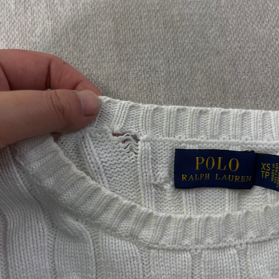 W 90 폴로랄프로렌 꽈배기 니트 상품이미지5