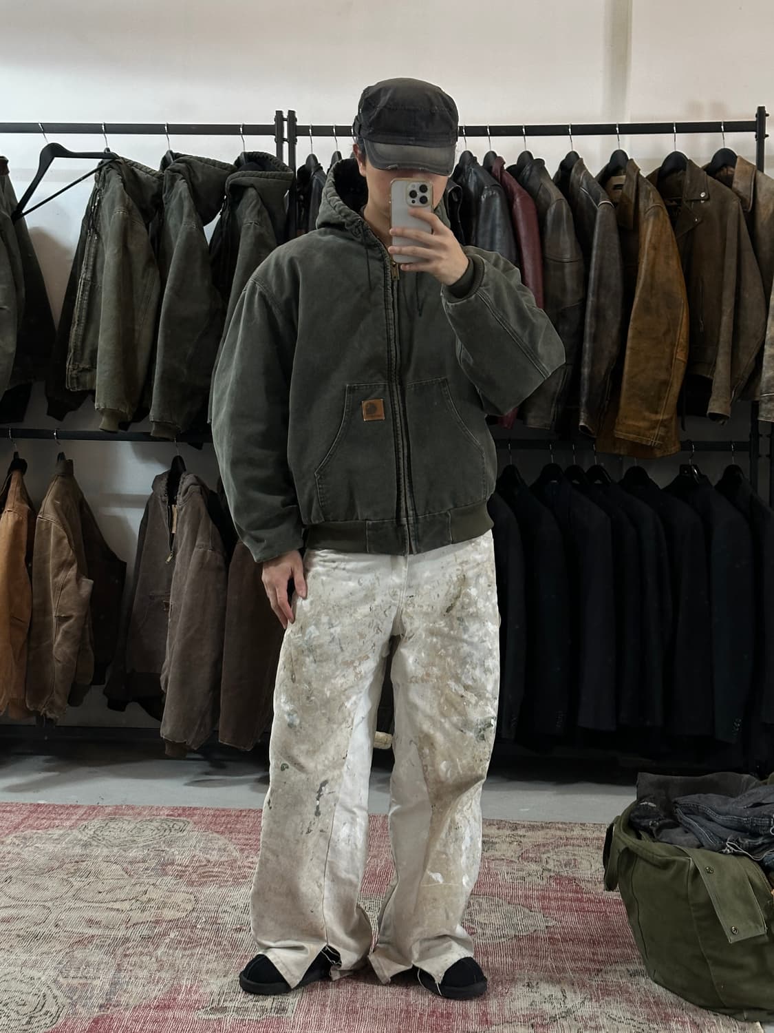 00s OG USA Made 칼하트 J68 액티브 칼하트 MOS J130 상품이미지2