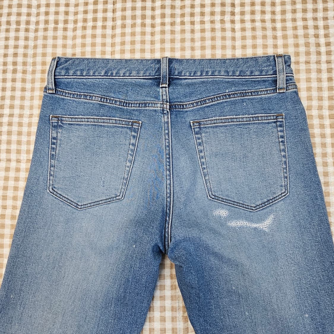 유니클로 스판 데님 청바지 남자33 상품이미지5