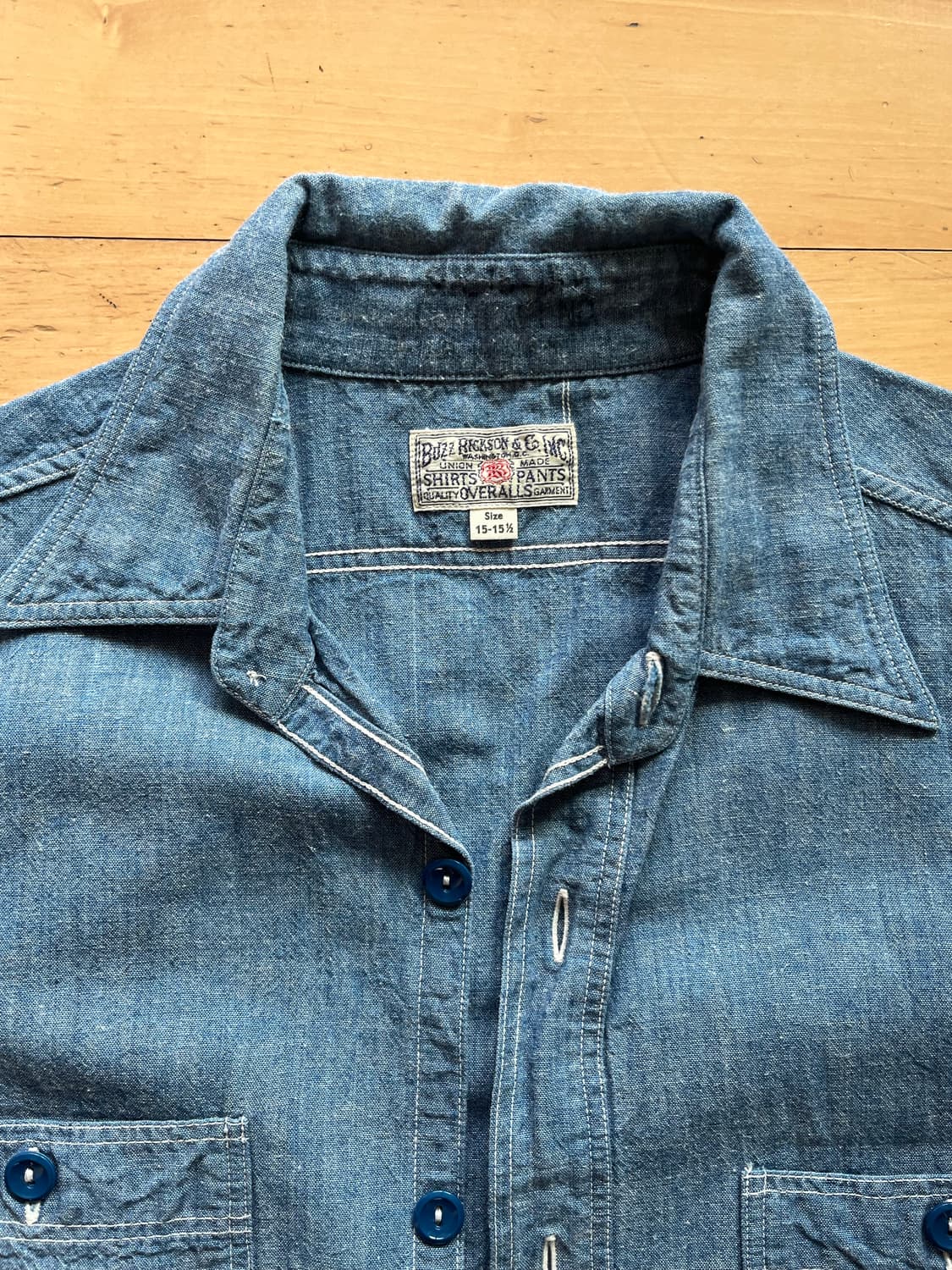 버즈릭슨 샴브레이 15-15 1/2 상품이미지2