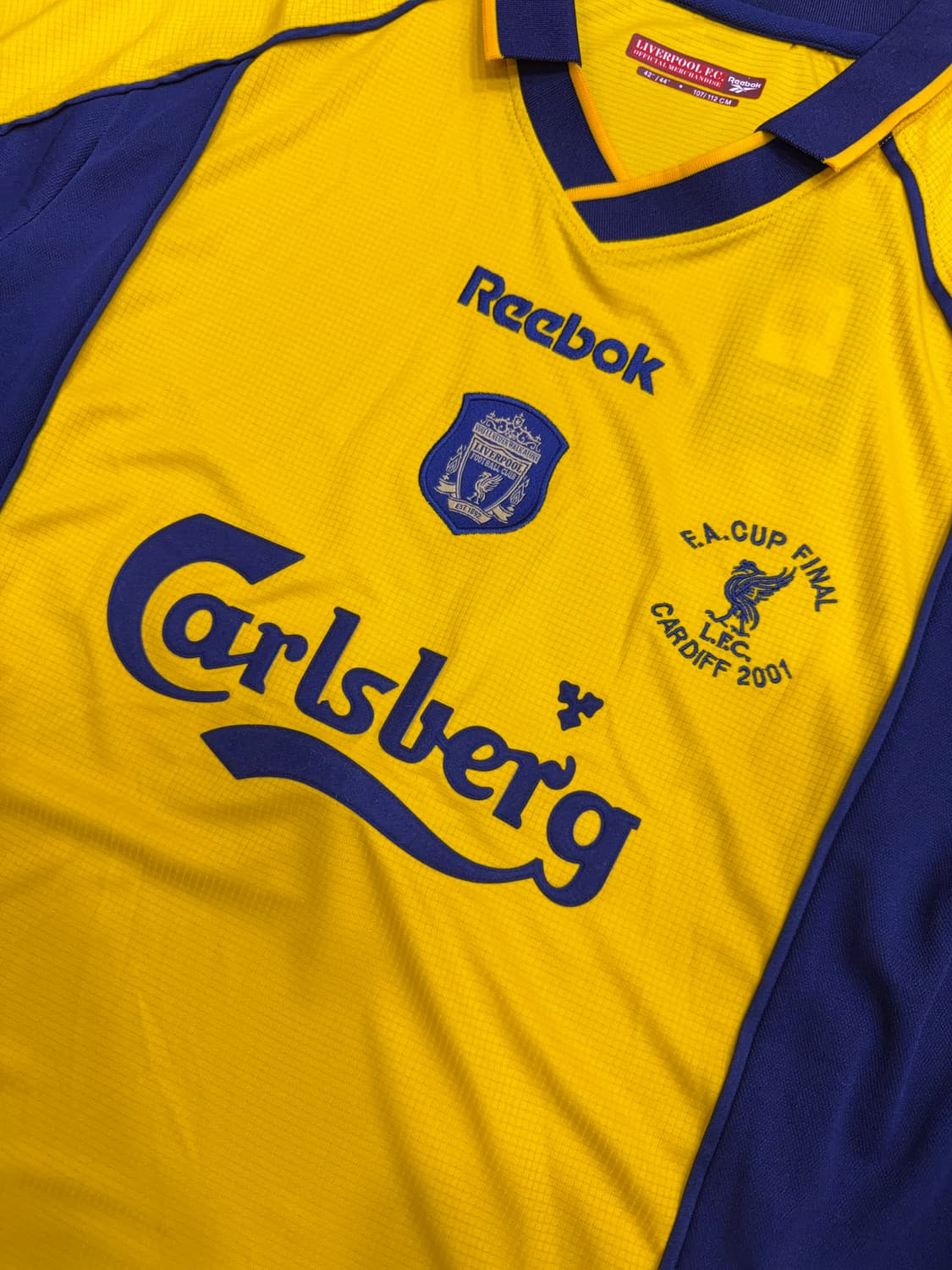리복 리버풀 01 FA컵 파이널 어웨이 유니폼 져지 L 상품이미지4