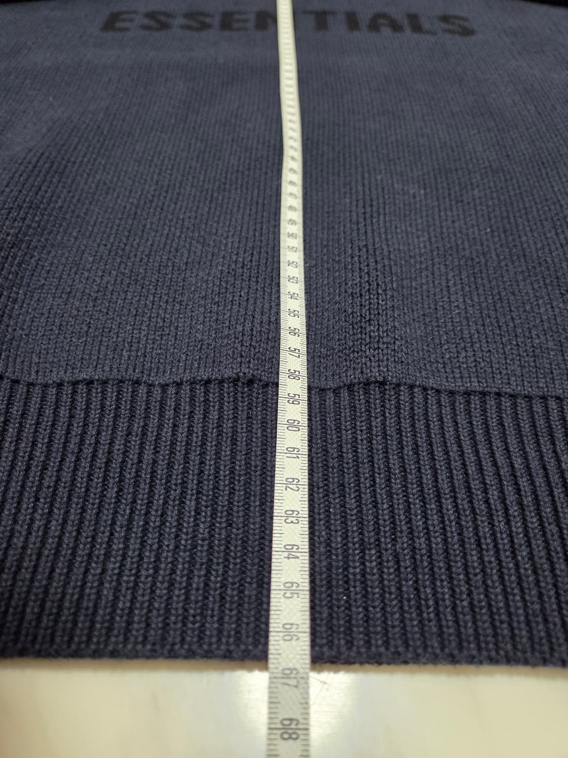 피오갓에센셜 풀오버 다크 네이비 니트 상품이미지10