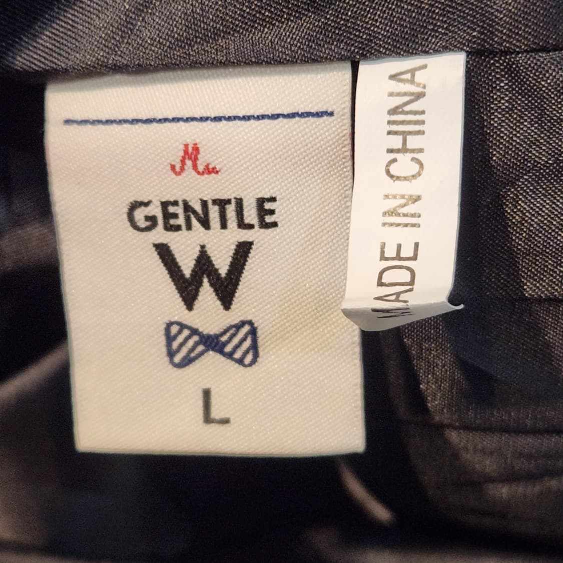 Gentle W 블랙 보머 자켓 새상품  (L) 상품이미지4