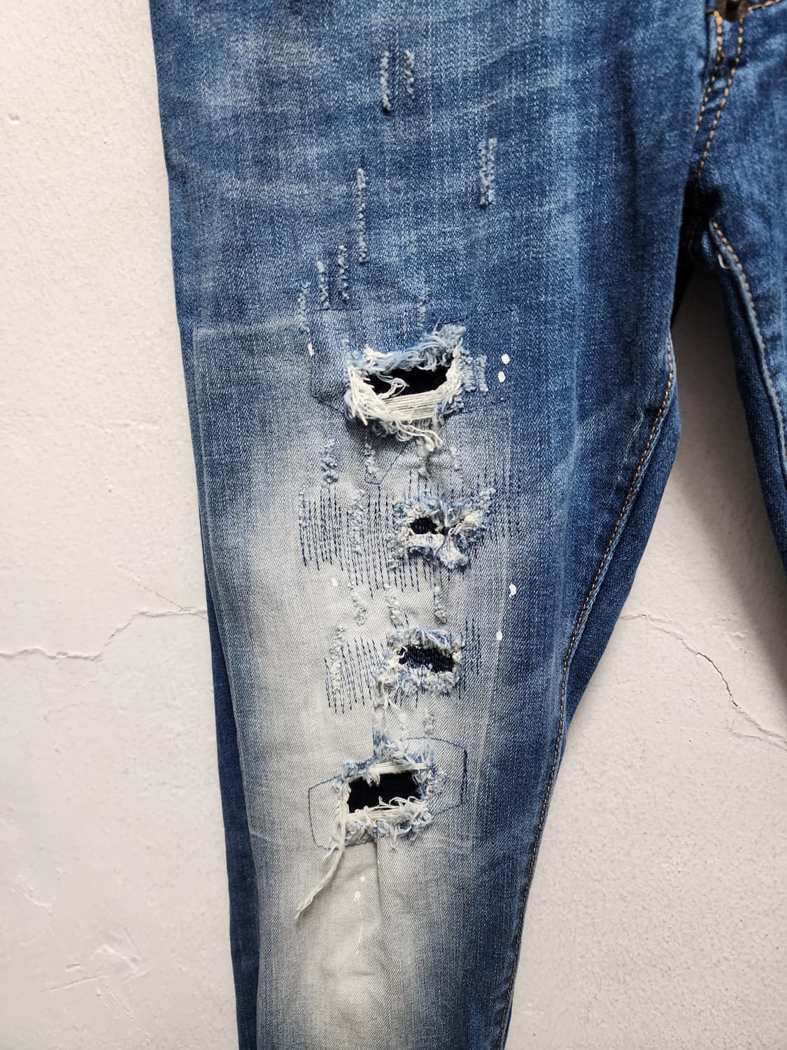 디스퀘어드2 패치워크 데님 청바지  상품이미지4