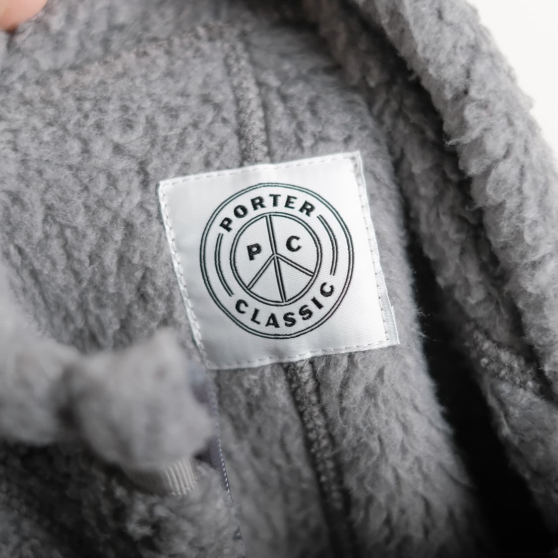 포터클래식 2(M사이즈) 플리스 집업 셔츠 자켓 그레이 상품이미지9