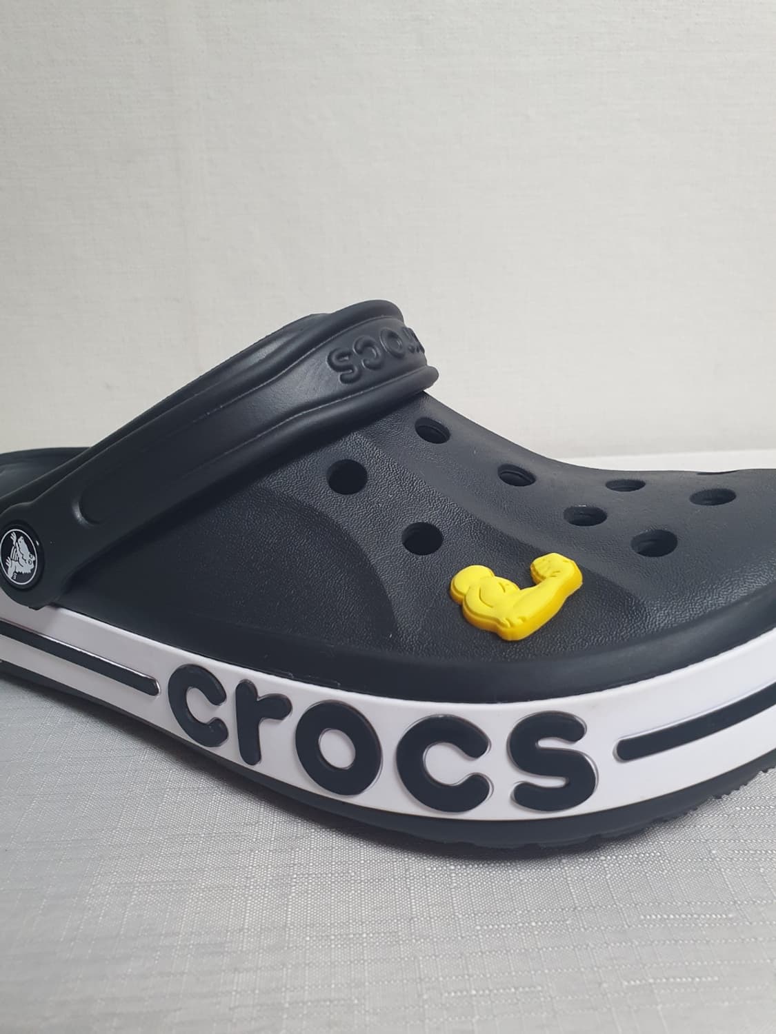 크록스 바야밴드 클로그 블랙화이트 270mm 상품이미지5